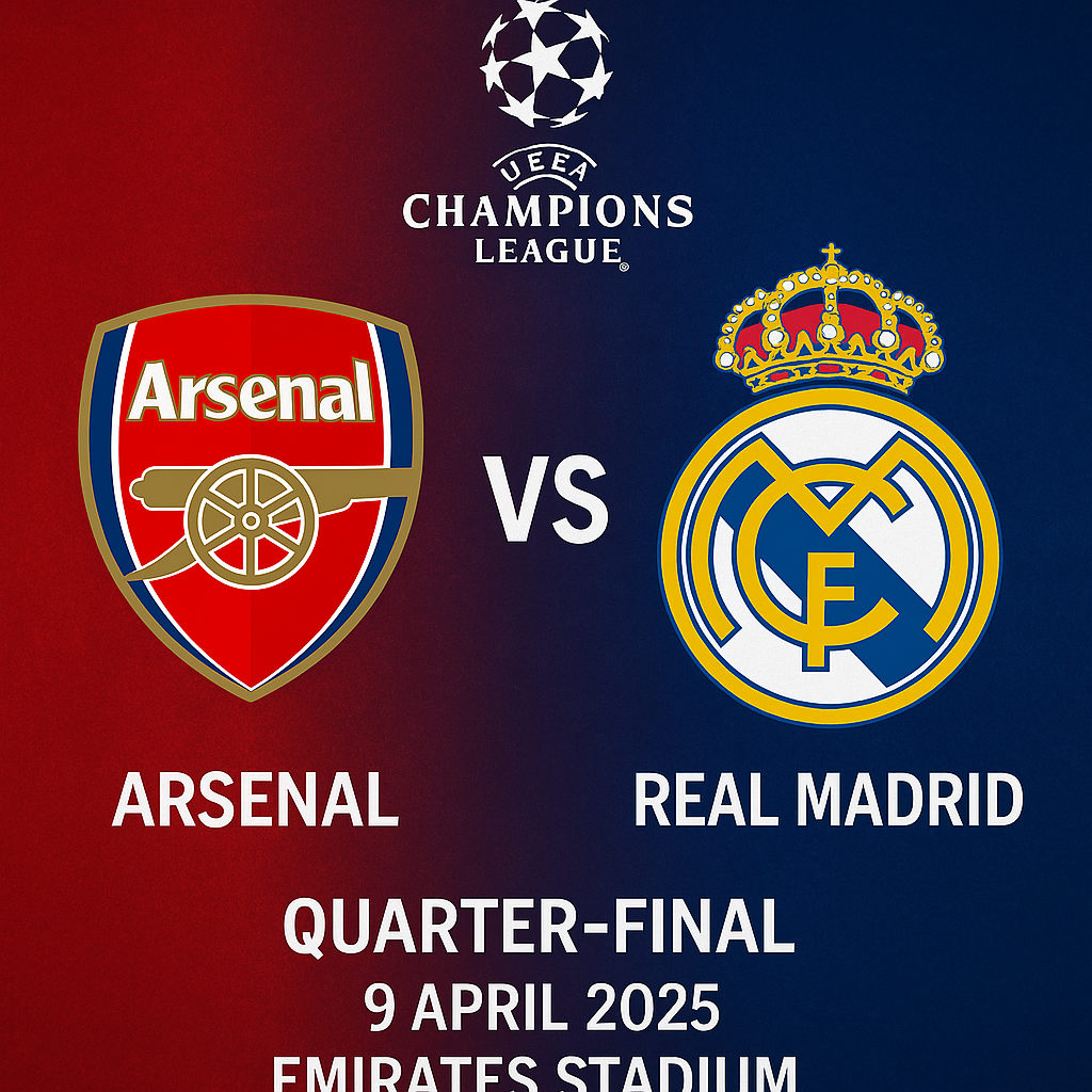Arsenal vs Real Madrid: Pertarungan Sengit di Perempat Final Liga Champions 2025
