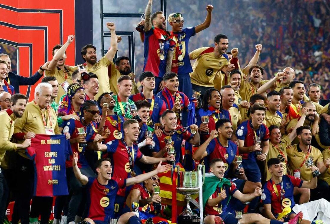 Barcelona Juara Copa del Rey 2025 Setelah Kalahkan Real Madrid 3-2 di Final Dramatis