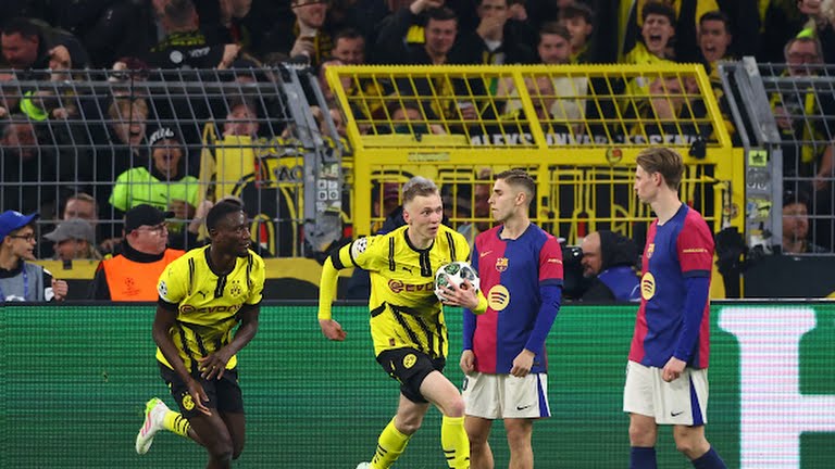 Hattrick Serhou Guirassy Tak Cukup Gagalkan Barcelona ke Semifinal Liga Champions