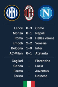 Hasil Pekan 33 Liga Italia