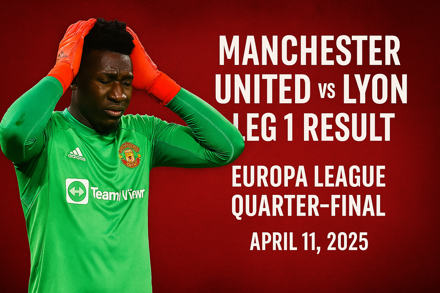 Blunder Onana di Menit Akhir Gagalkan Kemenangan Manchester United atas Lyon