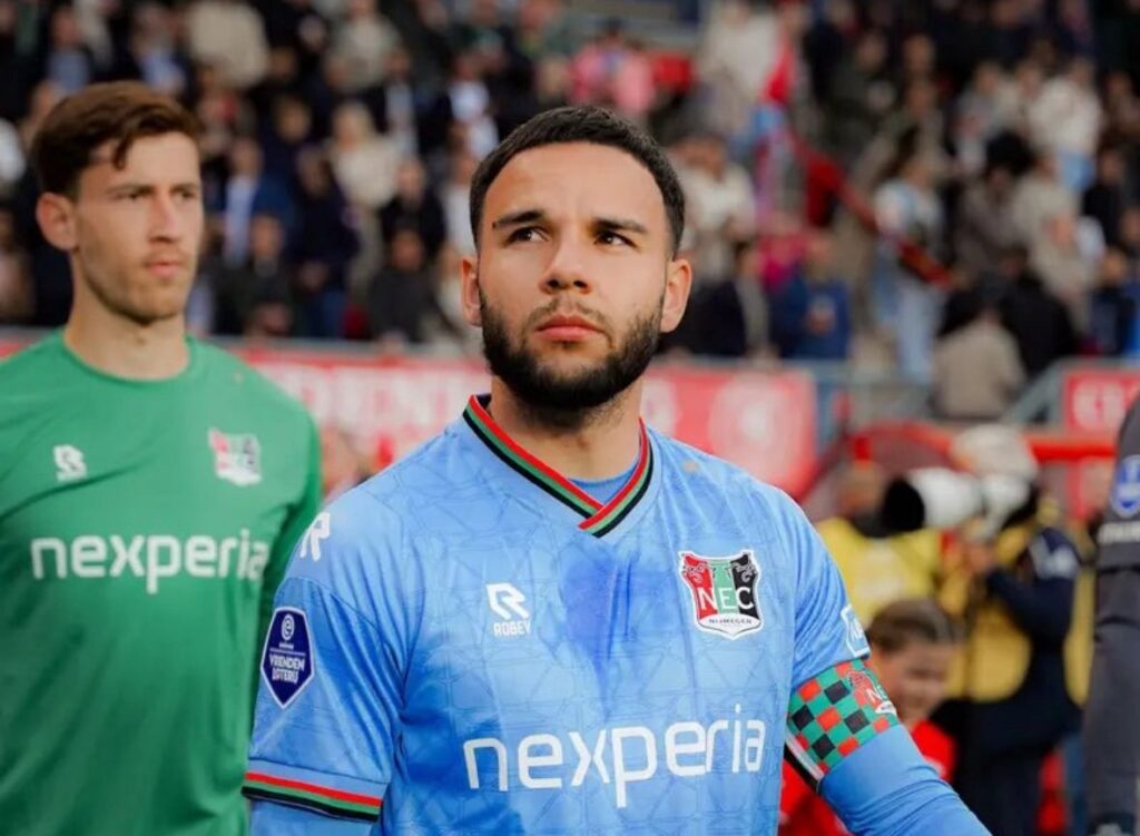 Calvin Verdonk saat membela NEC Nijmegen